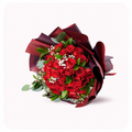 Scarlet symphony bouquet